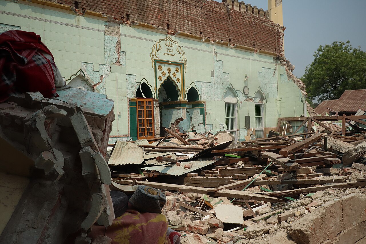 Sagaing Myoma Mosque after the earthquake (2025)